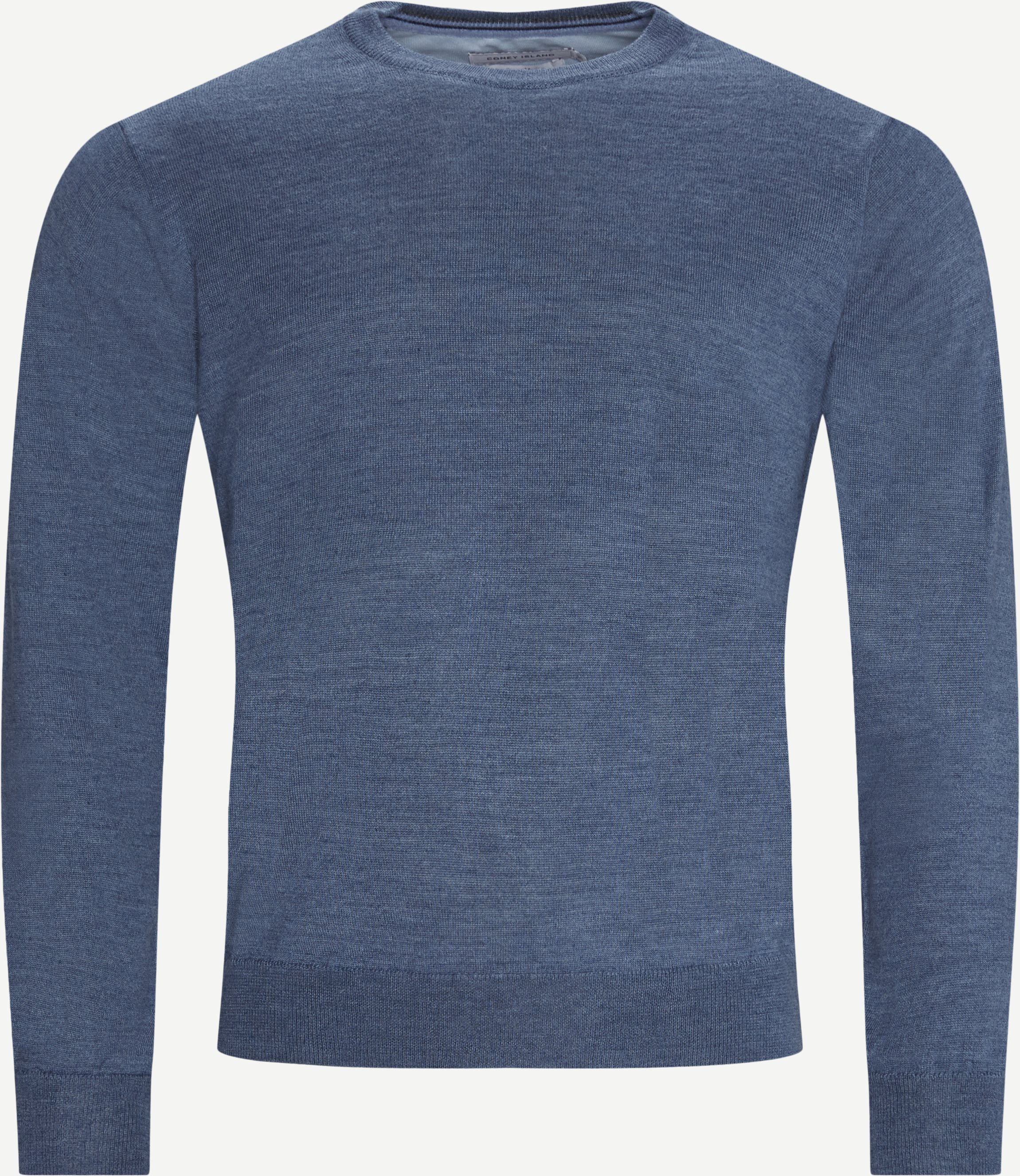 Lipan Merino knitted sweater - Knitwear - Regular fit - Denim